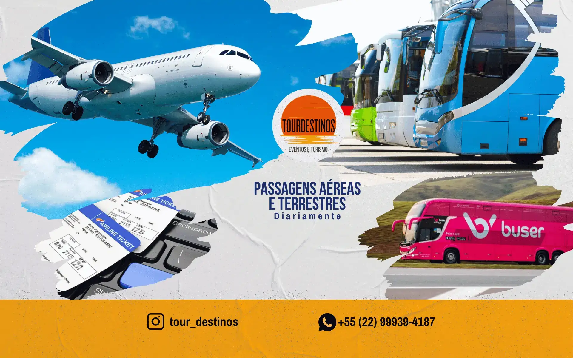 Turdestinos - Passagens aéreas e terrestres